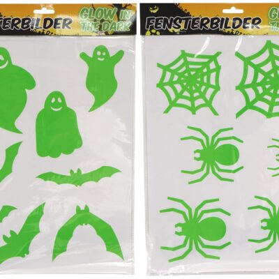 Langų dekoracija (švyti tamsoje)