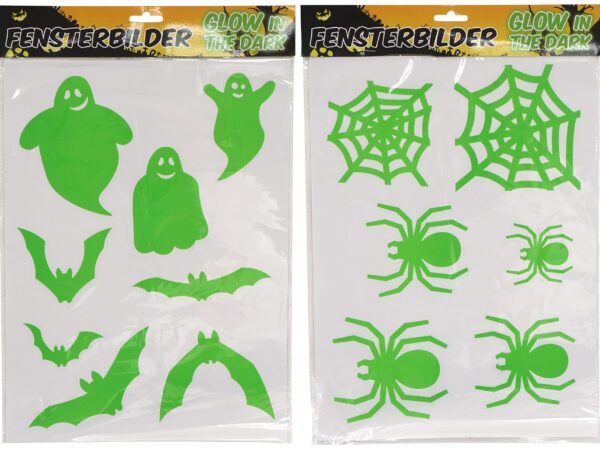 Langų dekoracija (švyti tamsoje)