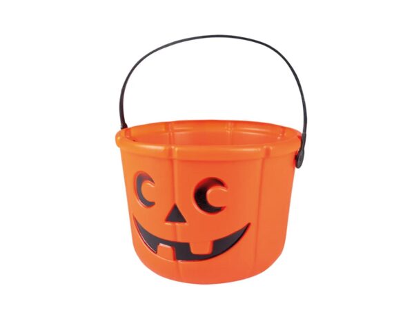 Dekoracija "Moliūgų kibiras"