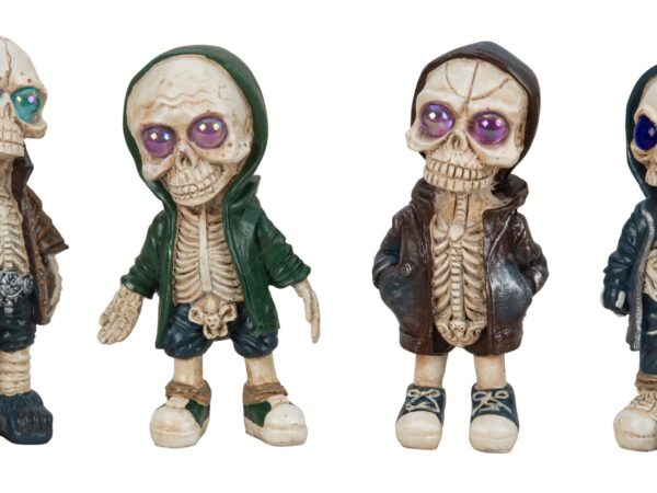 DEK Skeletas KAUKOLĖ stovint aukštis = 16 cm p = 8-9 cm aukštis.