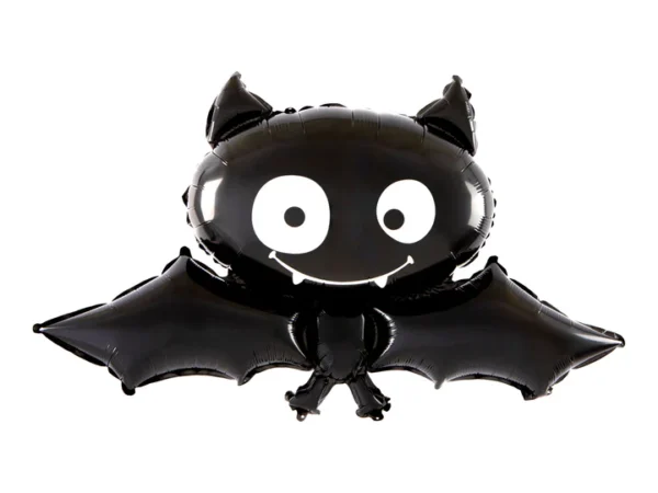 106518 Folijinis balionas Helovino šikšnosparnis juodas 96x67cm