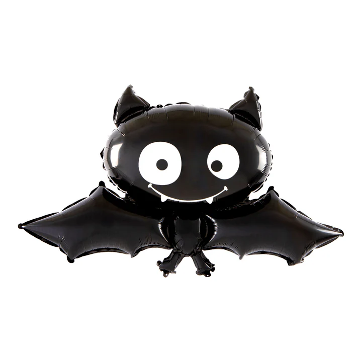 Folijinis balionas Helovino šikšnosparnis juodas 96x67cm