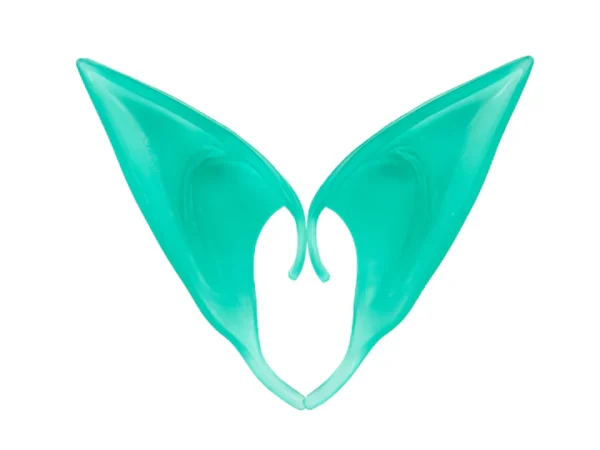 130179 Helovino elfų ausys fluorescencinės 12x4 cm