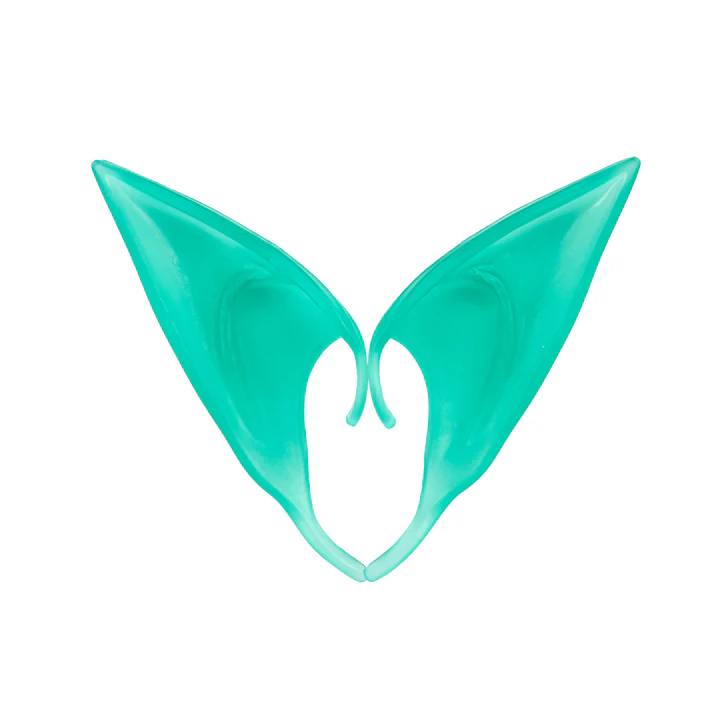 130179 Helovino elfų ausys fluorescencinės 12x4 cm