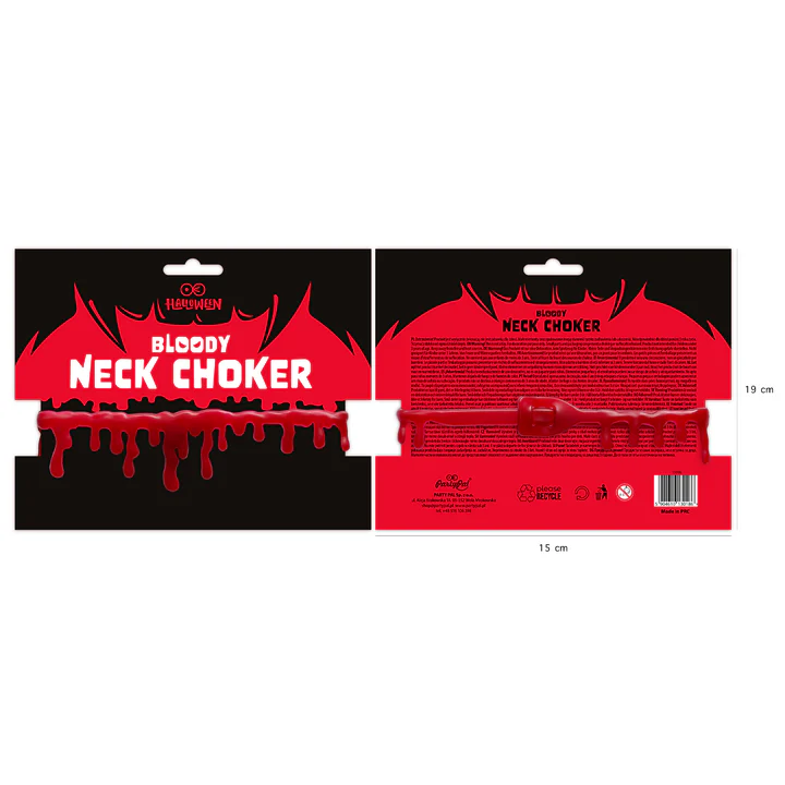 Vėrinys kraujo imitacija Helovinas 44,5cm