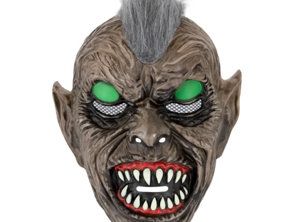 134030 Goblino kaukė su fluorescencinėmis akimis 20,5x26cm