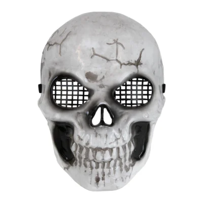 Pilka kaukolės kaukė 20,5x27cm