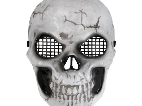 Pilka kaukolės kaukė 20,5x27cm