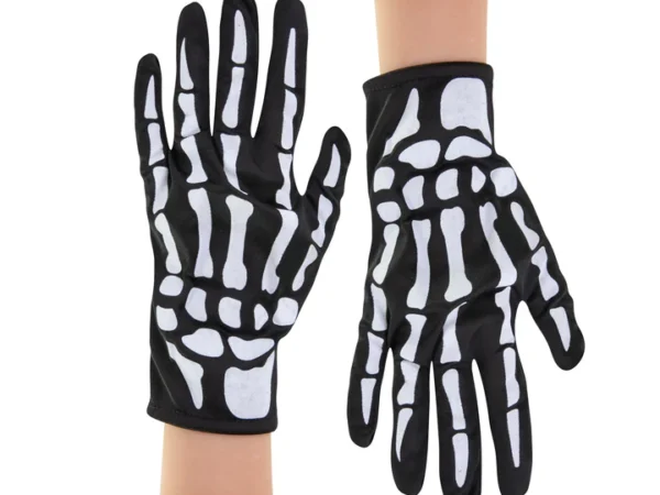 134726 Juodos ir baltos kauliukų pirštinės