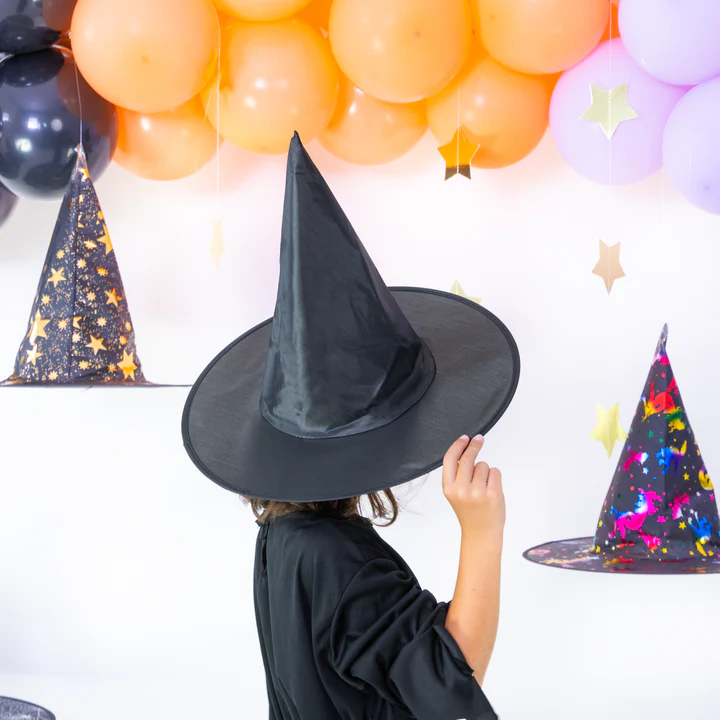 Helovino juoda raganos kepurė 38x32cm