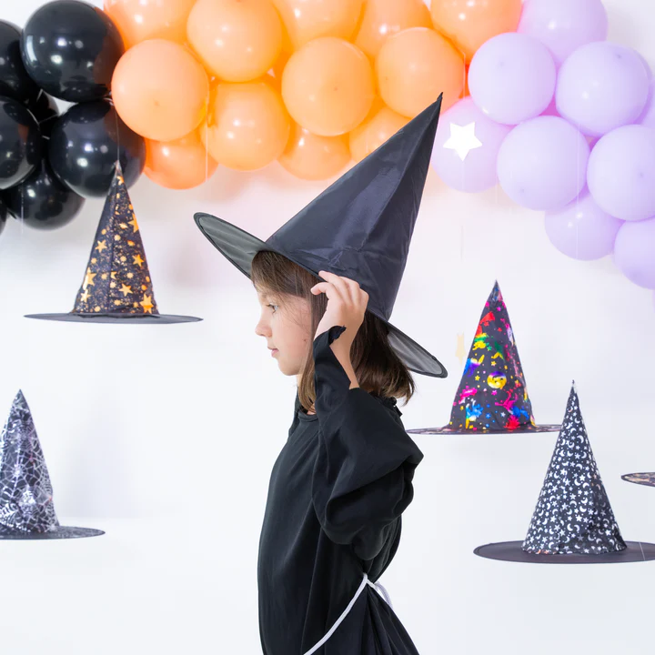 Helovino juoda raganos kepurė 38x32cm