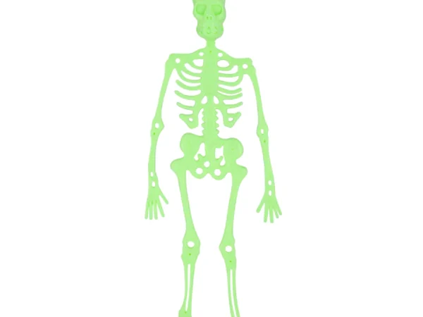 Helovino kabantis skeletas švyti tamsoje 33cm