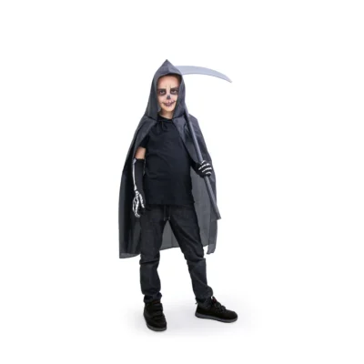 Skeletas su gobtuvu, juoda, 80 cm