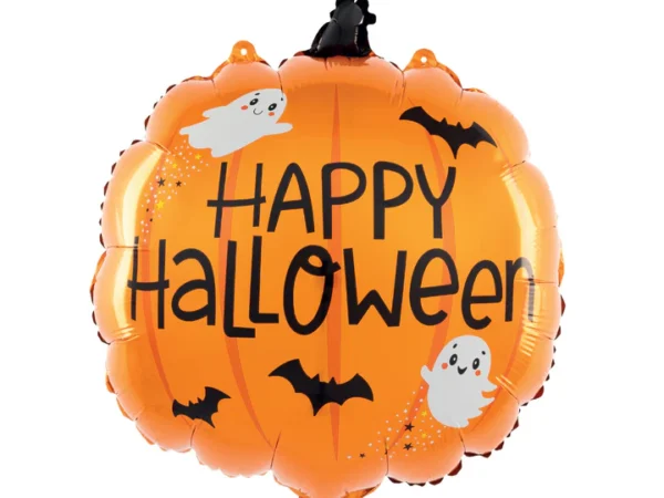 Moliūgų Happy Halloween folijos balionas 46x57cm