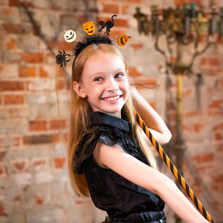 152454-1 Halloween Bows Spider Inc. Galvos juostelė 21x22cm