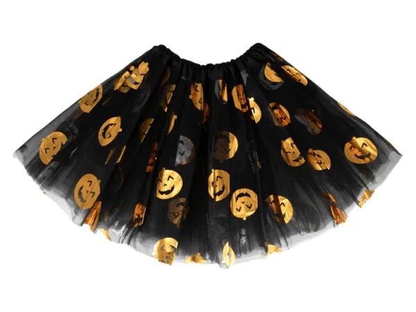 152911 Juodas tiulio sijonas Halloween Pumpkins 30cm