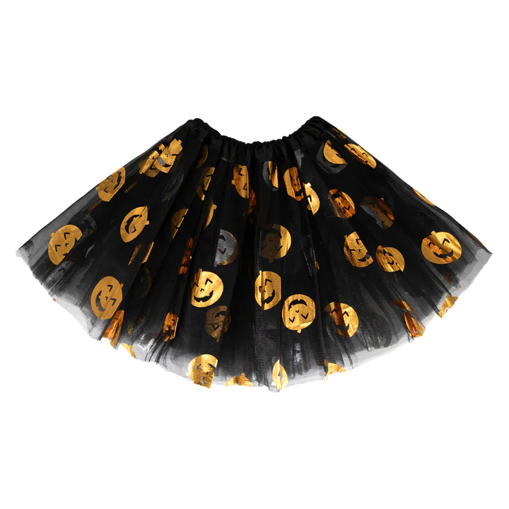 152911 Juodas tiulio sijonas Halloween Pumpkins 30cm