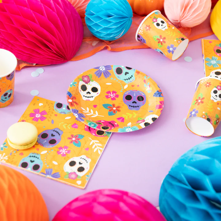 153055-4 Meksikietiškas Helovino puodelis 220ml 6 vnt.