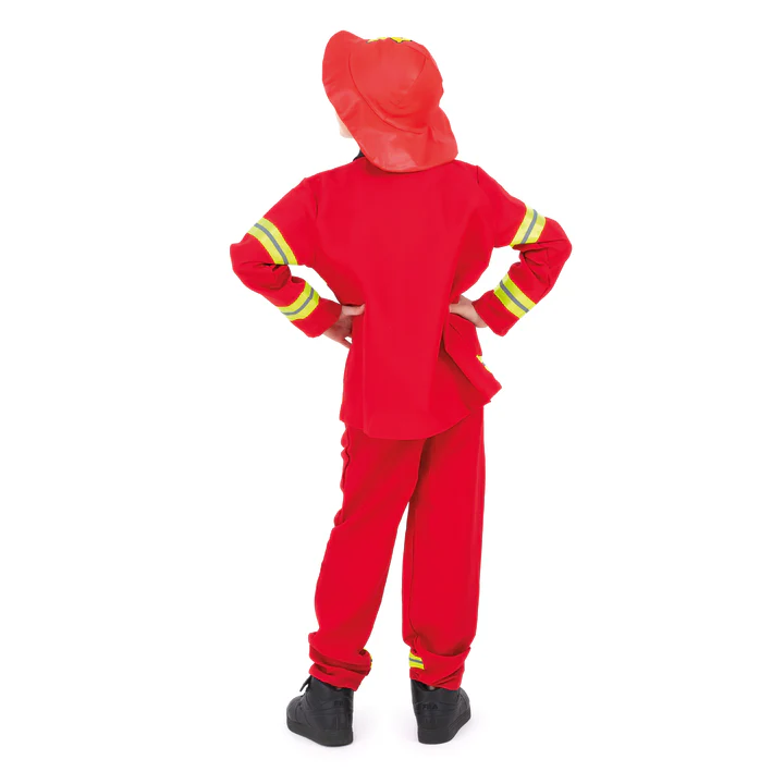 153253-4 Ugniagesio kostiumas vaikams, L dydis