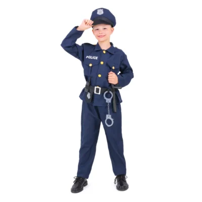 Policininko kostiumas berniukui, S dydis