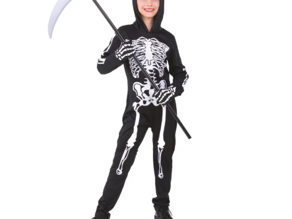 153918 Skeleto kostiumas vaikui, dydis L