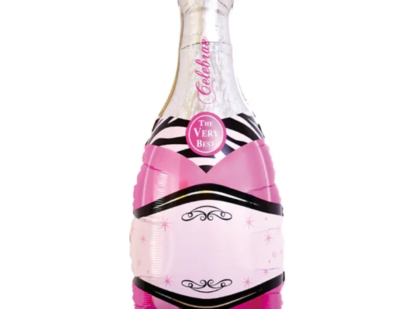 460206 Folijinis balionas Rožinis šampanas 49x100cm