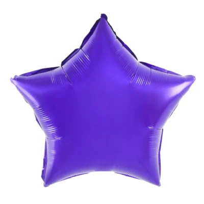 Folijos balionas Star violetinė 18 colių