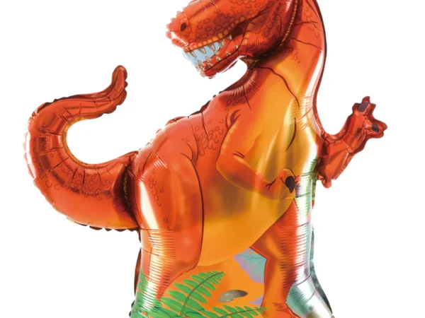 460396 Folijinis balionas Tyrannosaurus raudonas 76x91cm