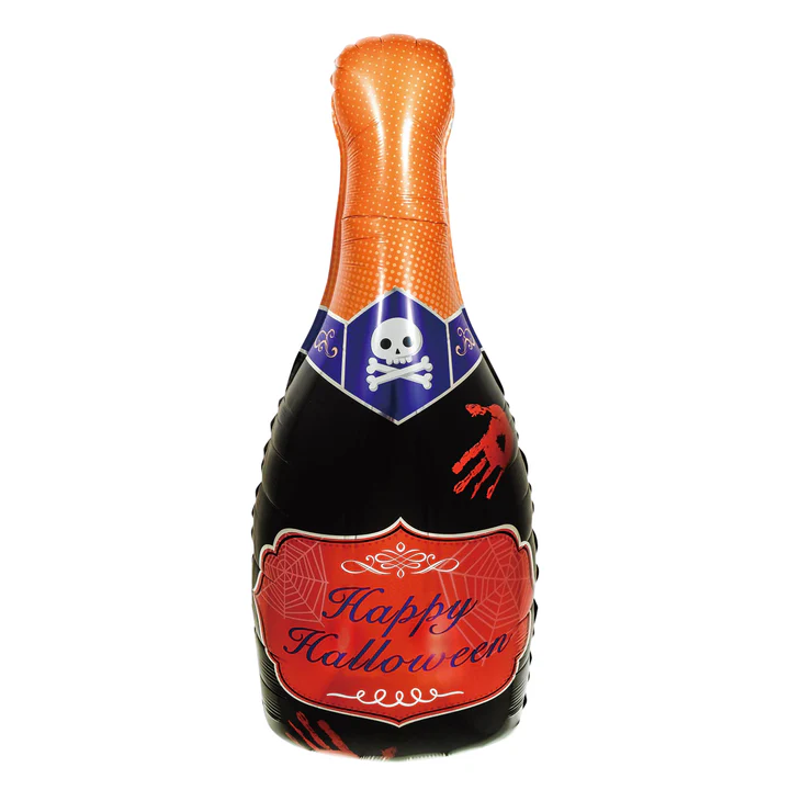 460651 Folijos balionas Happy Halloween butelis 48x99cm
