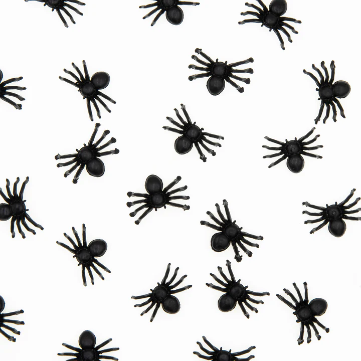 Helovino konfeti Black Spiders 50vnt
