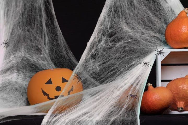 Helovino voratinklis, baltas 60g