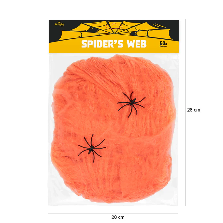 Helovino voratinklis, oranžinis 60g