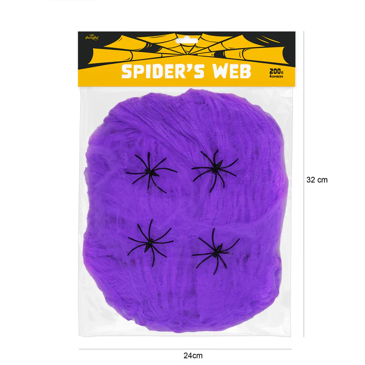 Helovino violetinis voratinklis 200g